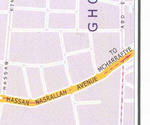 Maps of Beirut Location address: Hassan Nasrallah avenue, Mcharrafiye, Msharrafiye