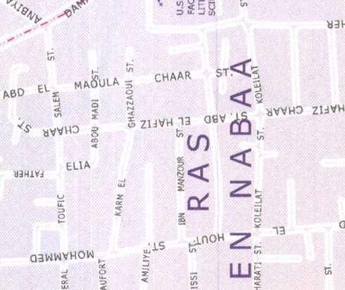 Maps of Beirut Location address: Ras en nabaa, Abd el Maoula Chaar, toufic salem, Ghazzaoui