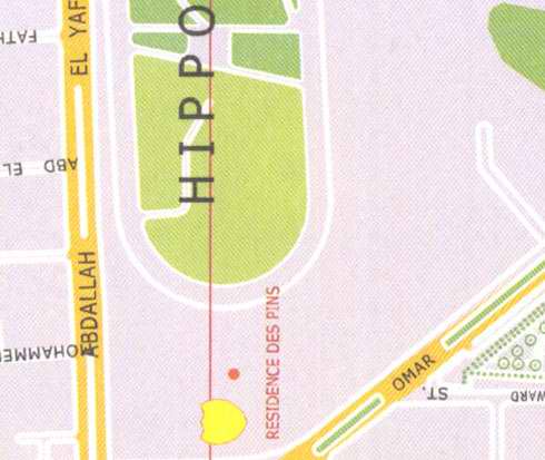Maps of Beirut Location address: Residence des pins, Hippodrom, Abdallah