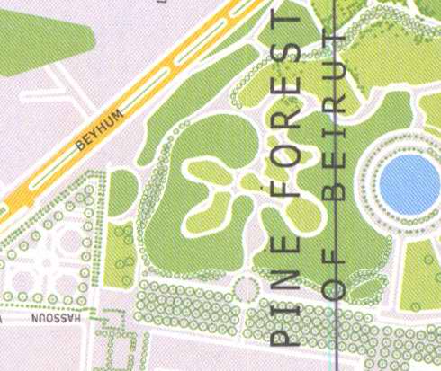 Maps of Beirut Location address: Pine Forest of Beirut, Beyhum, Hassoun