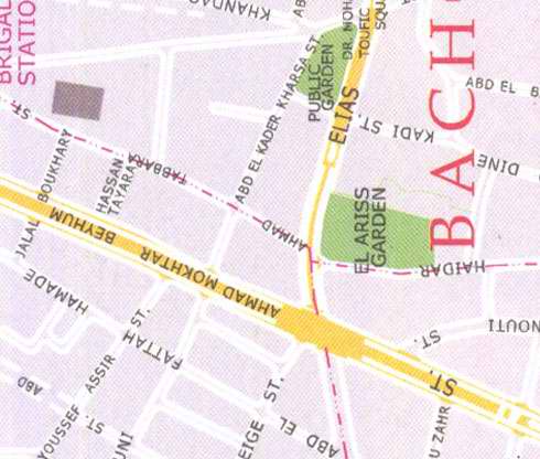 Maps, Abd Fattah Hamade, Hassan Tayara, El Ariss Garden, Abd el Kader Kharsa, Ahmad Mokhtra Beyhum
