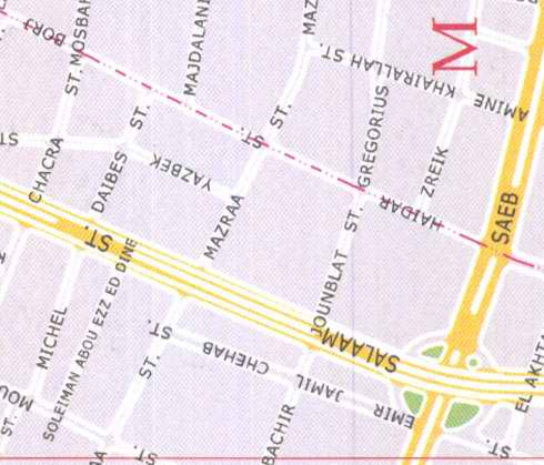 Maps Majdalany, Jounblat Gregorius, Amine Khairallah, Emir Jamil Chehab, Chacra, Soleiman Abou Ezz eddine, saeb salam