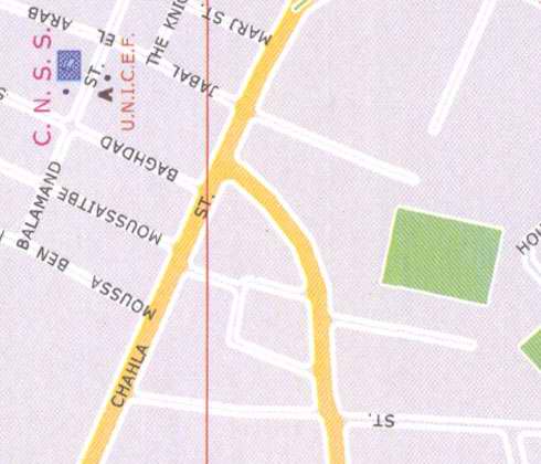 Maps of Beirut, Chahla street, Moussa ben Balamand, Moussaitbe, Baghdad, Jabal el Arab, C.N.S.S.