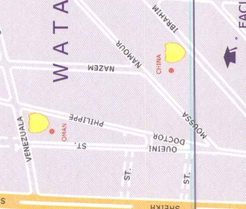 Maps of Beirut Wata, Venezuela, Moussa Namour, Doctor philippe, Nazem Ibrahim