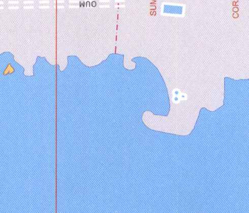 Maps of Beirut border, sea, corniche