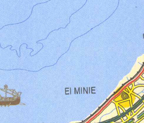 Maps of Lebanon, Location and address, el minie