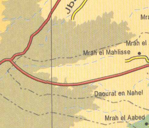 Maps of Lebanon, Location and address, mrah el mahlisse, mrah el aabed, daourat en nahel