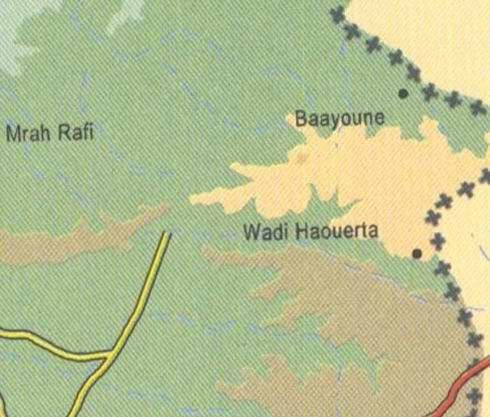 Maps of Lebanon, Location and address, baayoune, wadi haouerta, mrah rafi