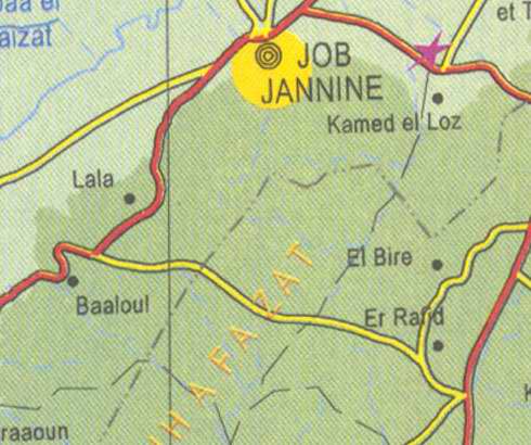 Maps of Lebanon, Location and address, job jannine, lala, el bire, baaloul, kamed el loz