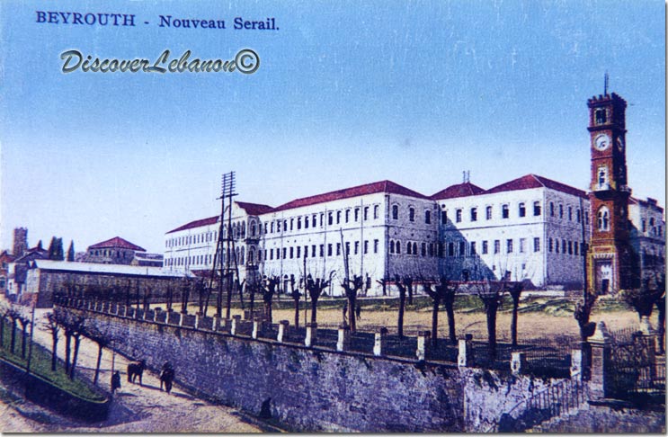 Beyrouth, ancien Serail - 1920