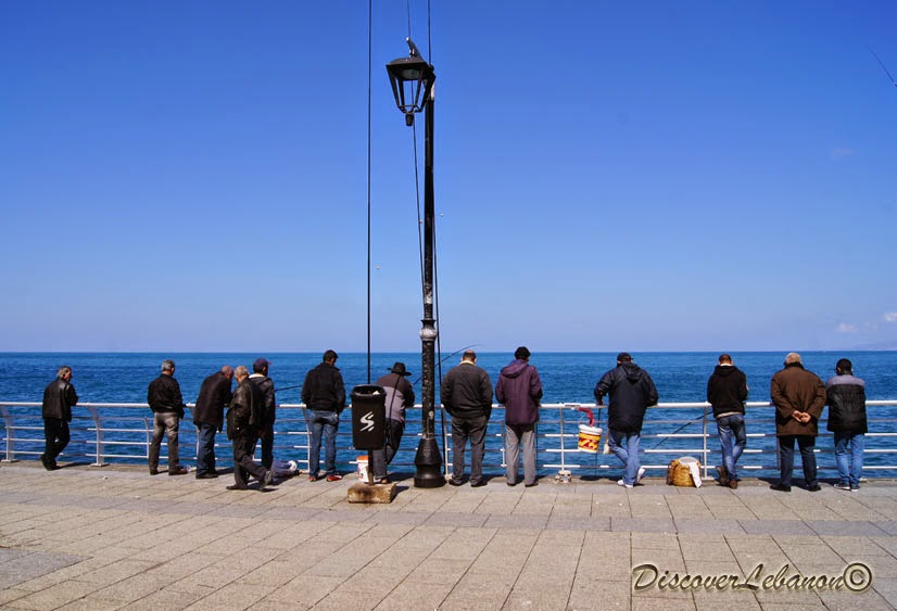 Fishermen in Beirut