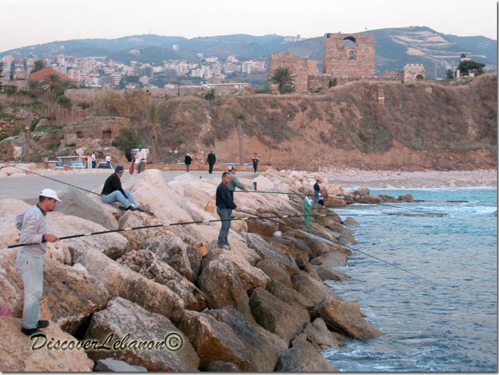 Fishermen in Byblos