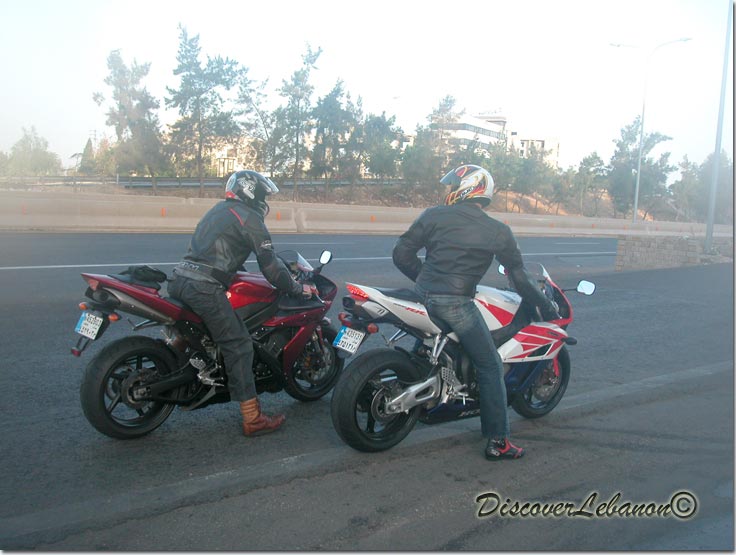 Two Motorcycles Jbeil Highway