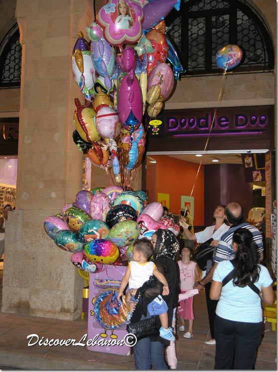 Balloons in Beirut