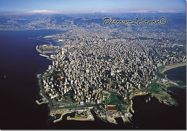 Beirut aerial view
