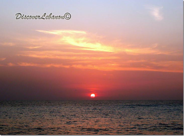 Sunset in Byblos