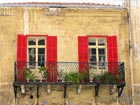 Red windows in Hamra