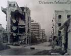 Beirut old road during the war