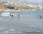 Boys playing in beach