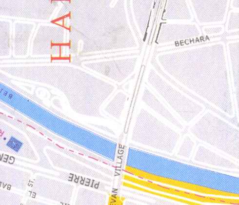 Maps of Beirut Location and address: bechara, pierre, river of beirut