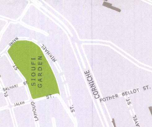 Maps of Beirut Location address: sioufi garden, corniche, ayel street, bellot, lahoud