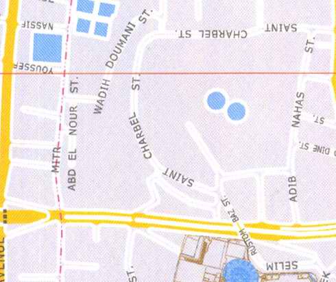 Maps of Beirut Location address: saint charbel, adib nahas, wadih doumani