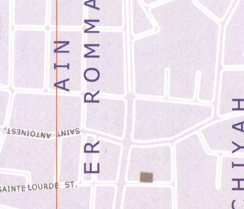 Maps of Beirut Location address: Ain er rommani, Chiyah, saint antoinest, lourde street