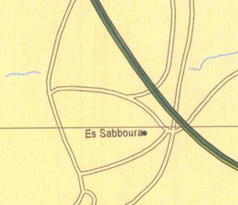 Maps of Lebanon, Location and address, es sabboura