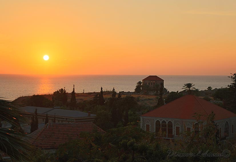 The Sun daily sleeps in Byblos