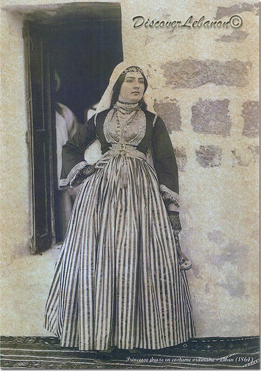 Princesse druze en costume