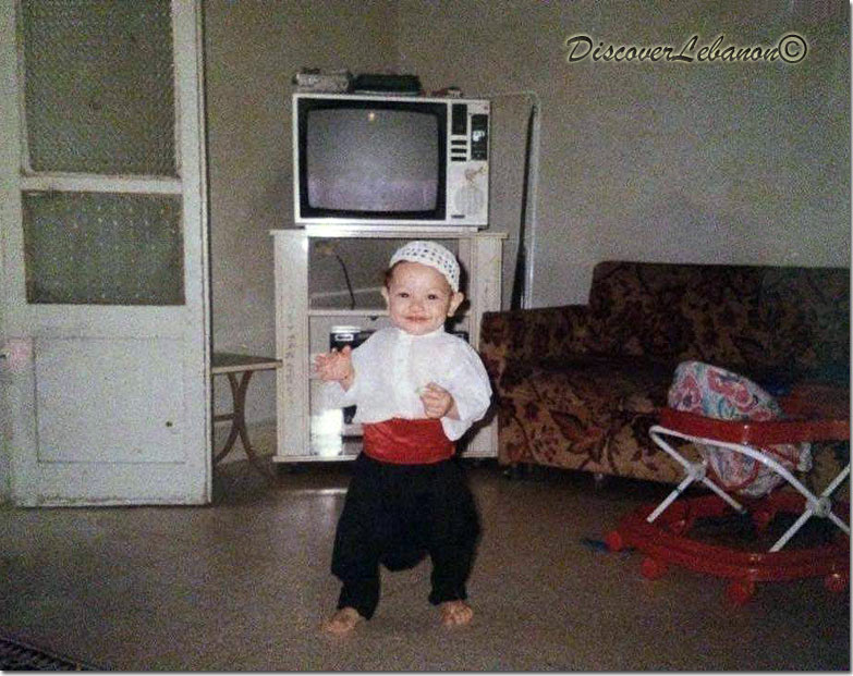 Lebanese boy in Folklore