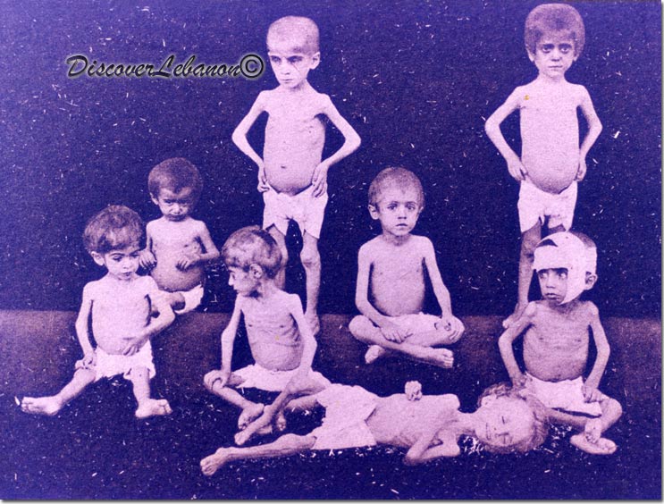 Starving Lebanese Children