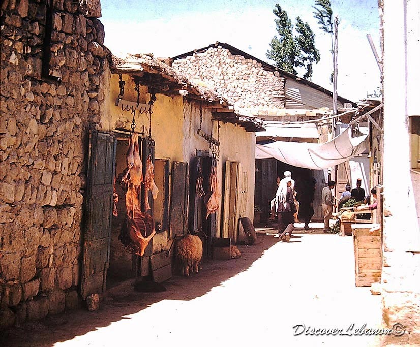 Baalbeck 1952 street market
