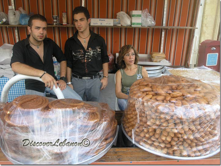 Selling Arabic sweets