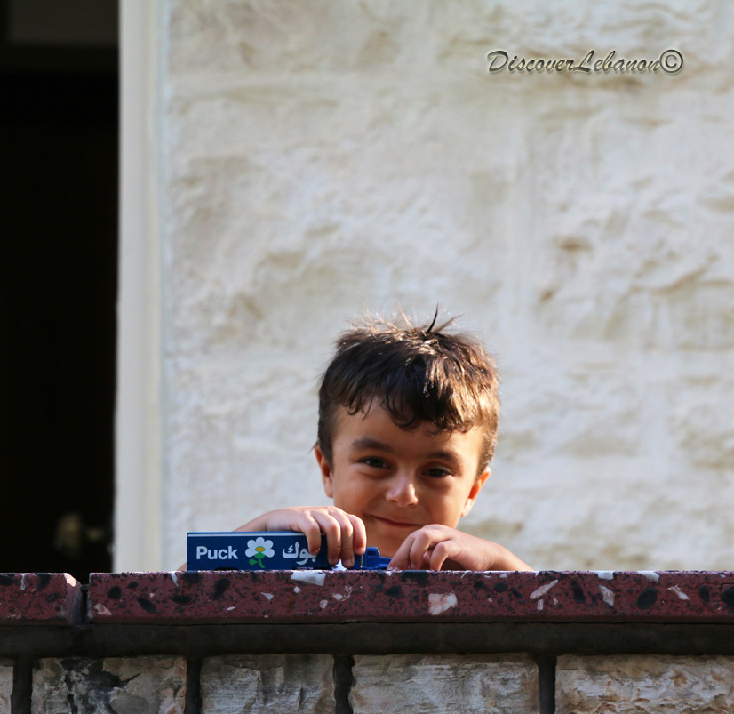 Boy playing Amchit truck