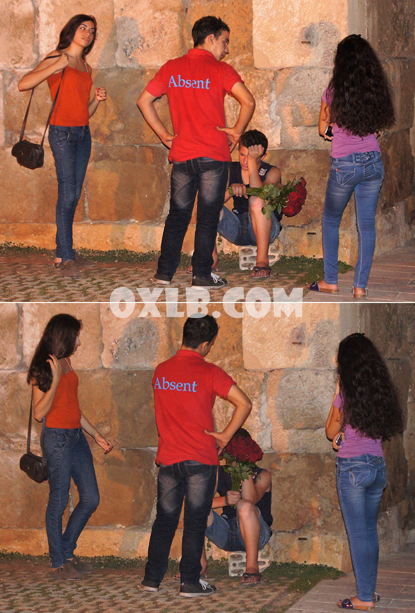 Boy crying in Byblos