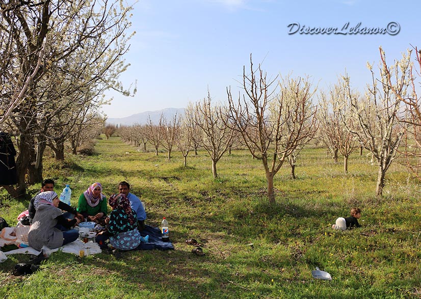 Farmer family with baby in Aanjar