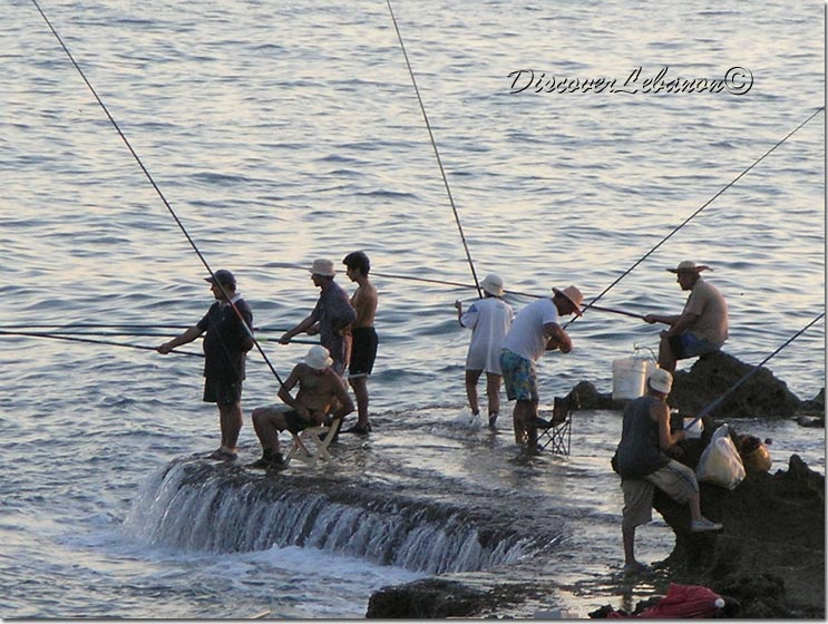 Fishermen in Byblos