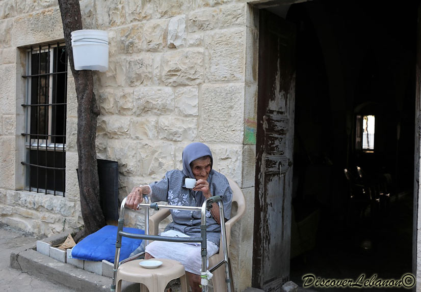 Grandmother village old coffee