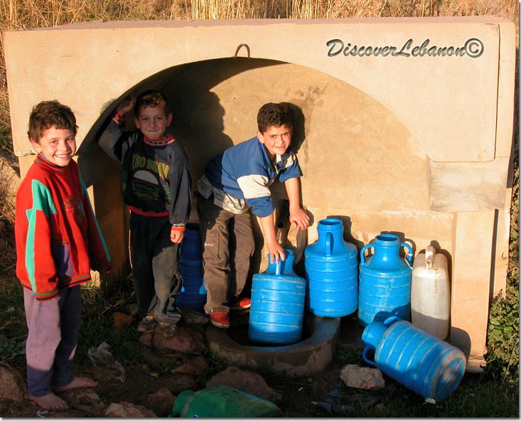 Spring of water Tarchich Maten