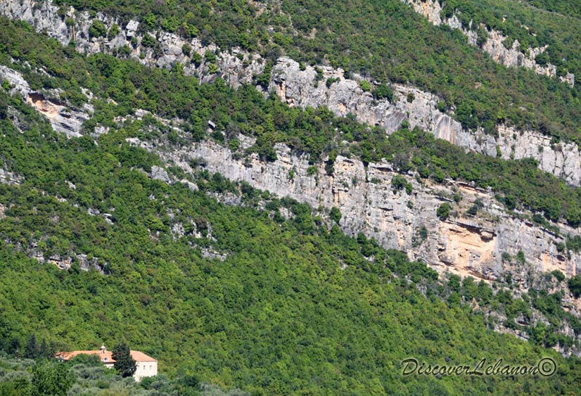 Convent under the cliff