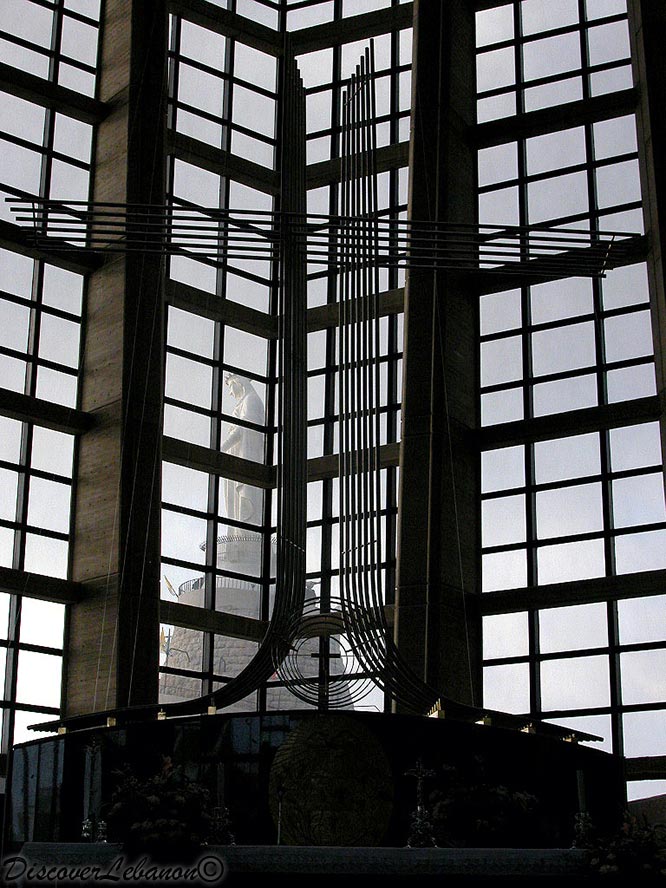 Interior of the Basilica of Harissa