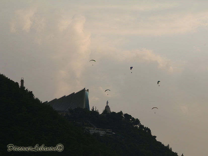 Paragliding Virgin Mary Harissa