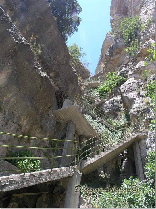 Stairs Akoura Our Lady