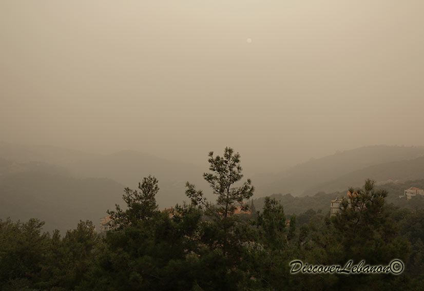 Dust storm Jeita 2015
