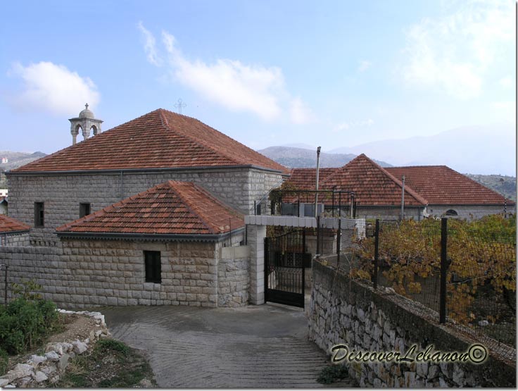 Red roof houses Rashaya