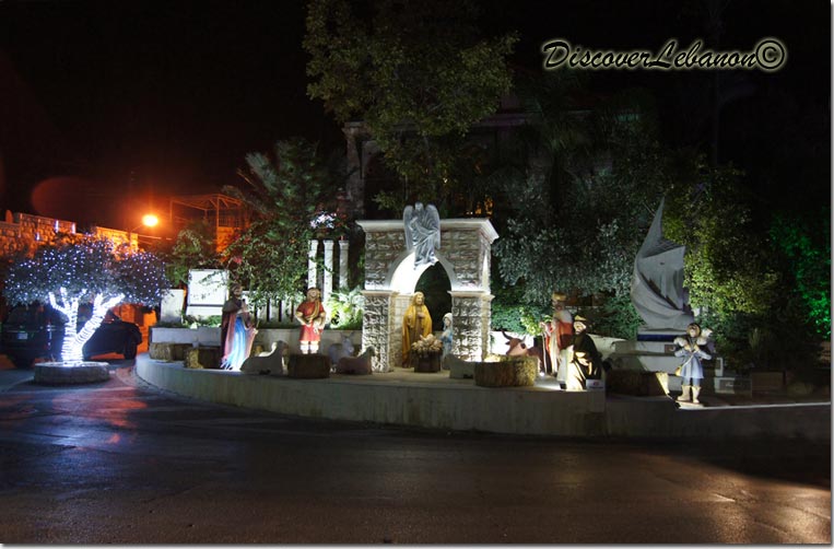 Creche of Christmas in Amchit