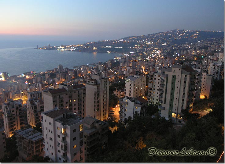 Jounieh town night