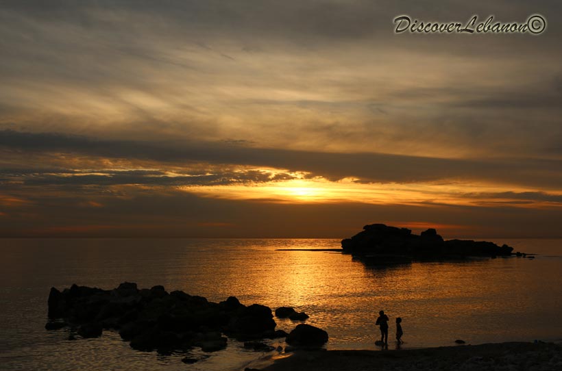 Sunset and Twilights over Byblos