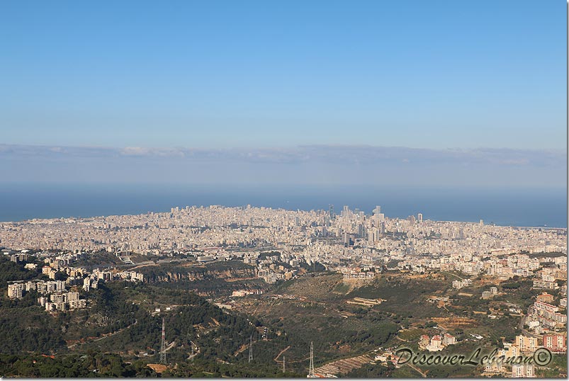 Aerial view Beirut 2016
